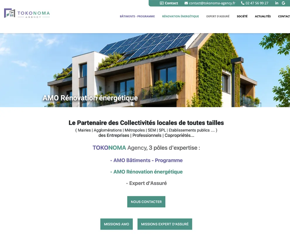 AMO Bâtiments - Programme | AMO Rénovation énergétique | Expert d'Assuré en Touraine et sur les départements limitrophes